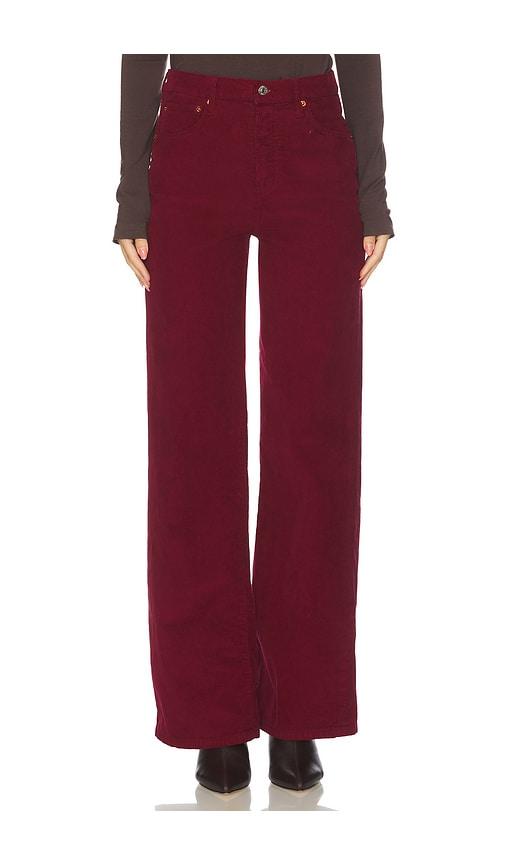 re/done high rise wide leg jeans in red. - size 24 (also in 27, 28, 29, 31, 32)