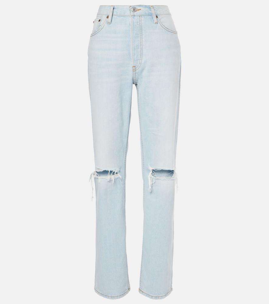 re/done loose high-rise straight jeans