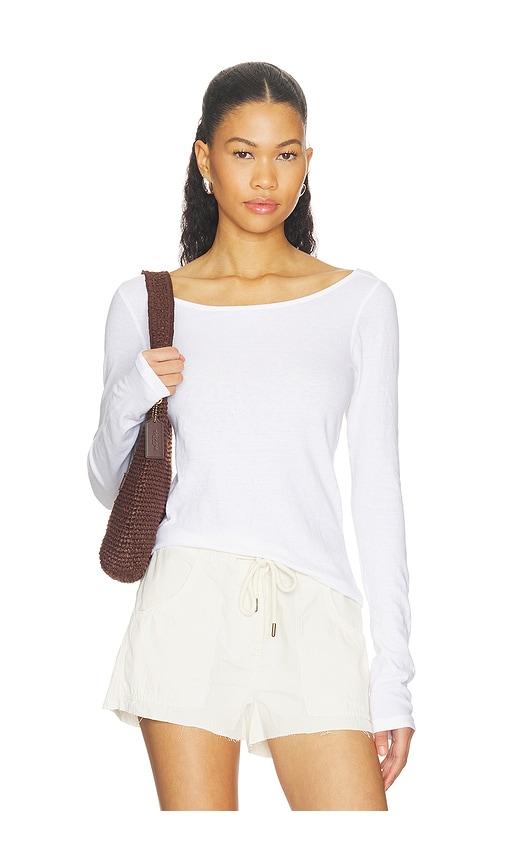 re/done monroe tee in white. - size m (also in xs, s)
