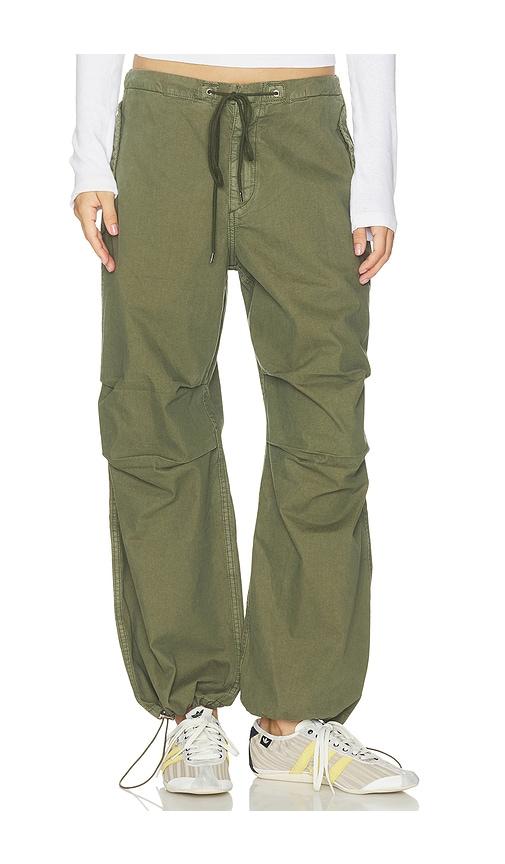 re/done outer pant in green. - size l (also in s, xs, m)