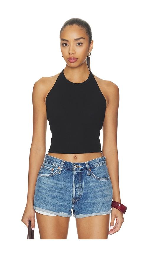 re/done sylvie halter in black. - size l (also in xs, s, m)