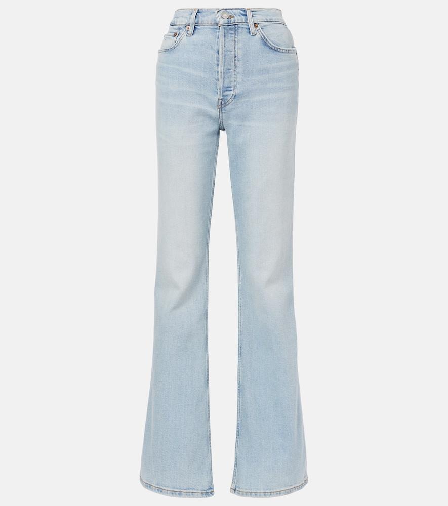 re/done the riding jean high-rise flared jeans