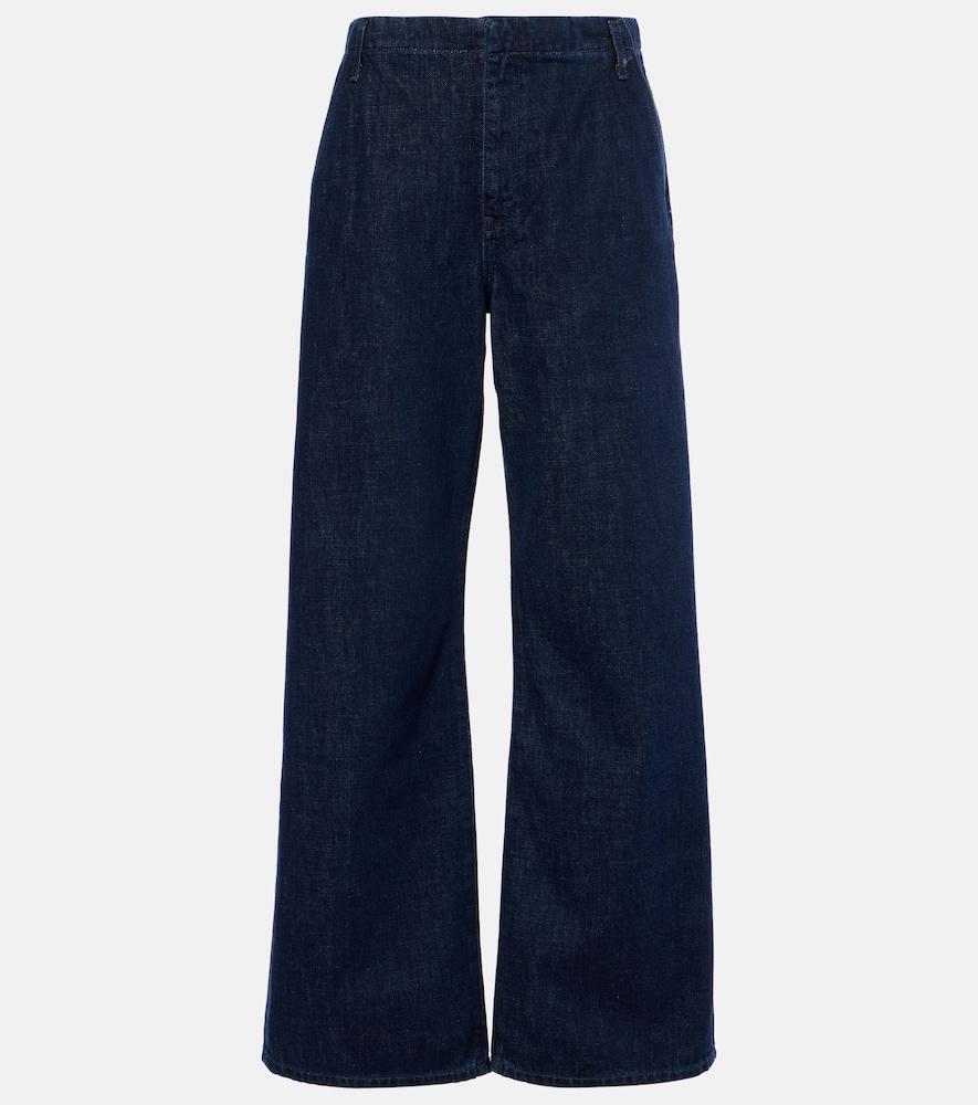 re/done triuser high-rise wide-leg jeans
