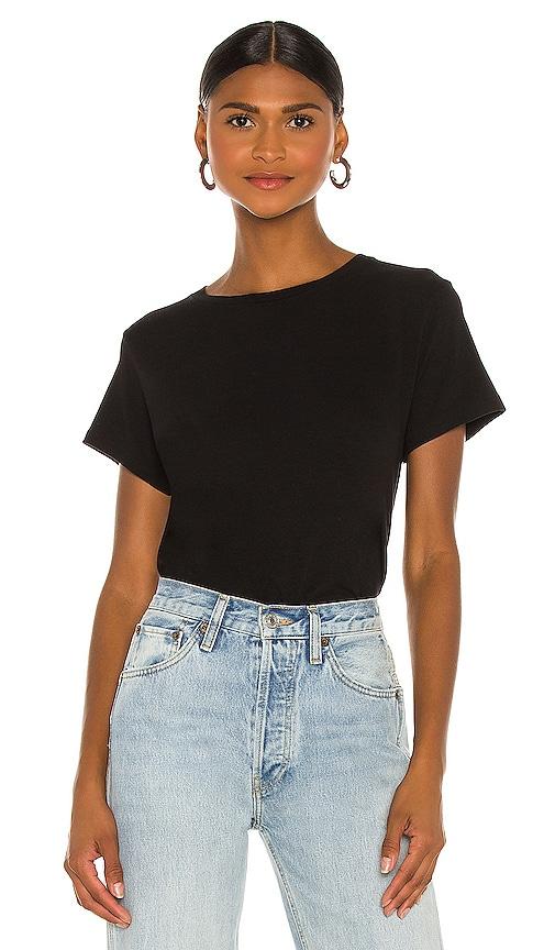re/done x hanes the classic tee in black. - size l (also in xs, s)
