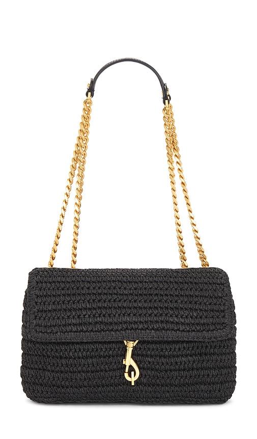 rebecca minkoff edie medium crossbody in black.