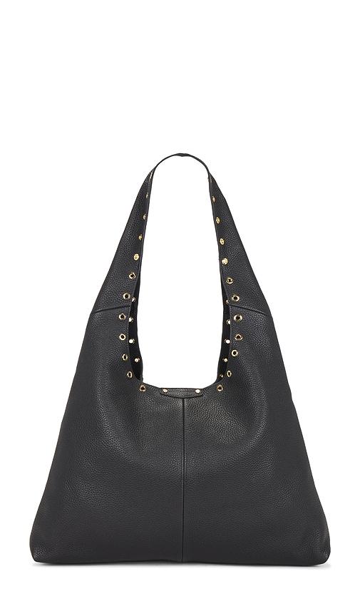 rebecca minkoff industry slouchy hobo in black.