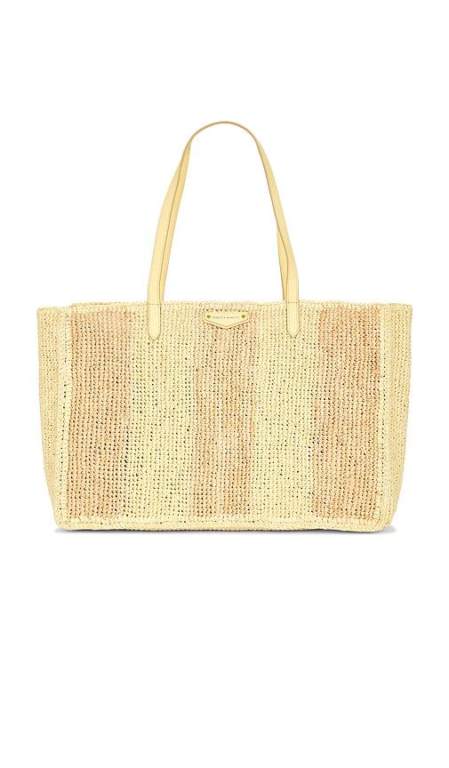 rebecca minkoff large tote in tan.