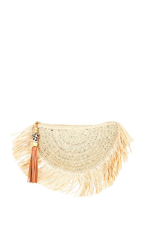 rebecca minkoff lucia clutch in brown.