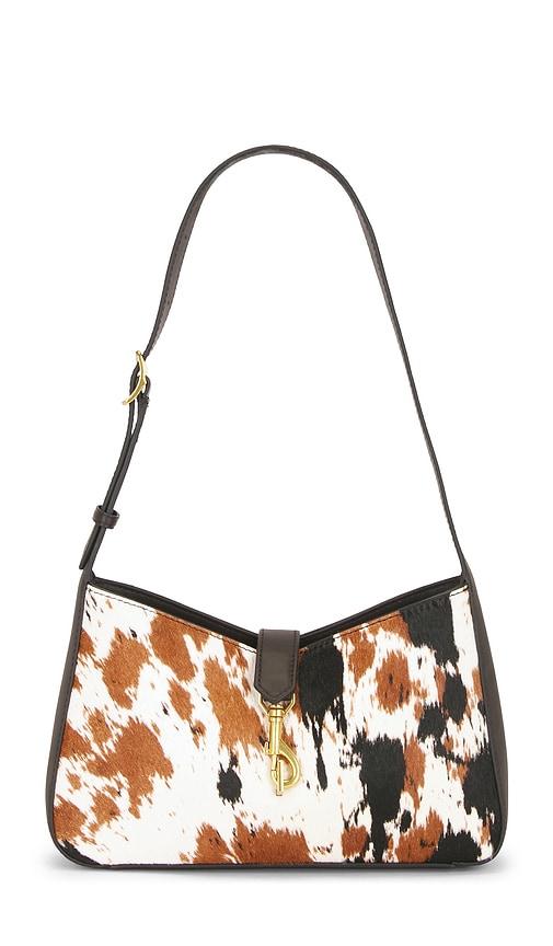 rebecca minkoff megan shoulder bag in brown.