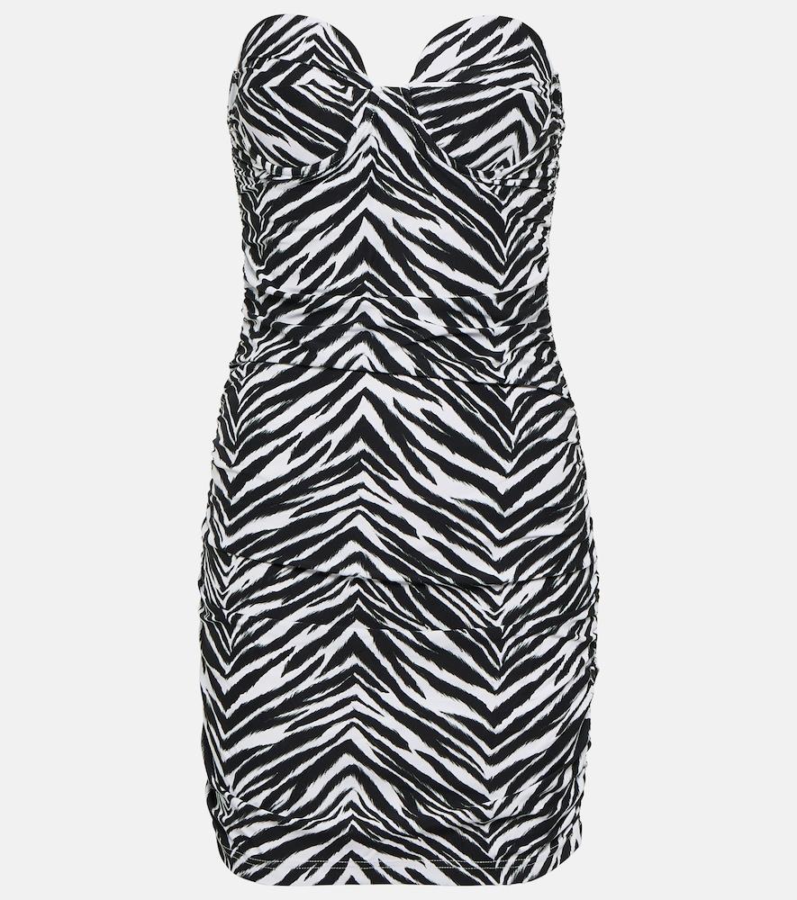 reina olga diana strapless minidress
