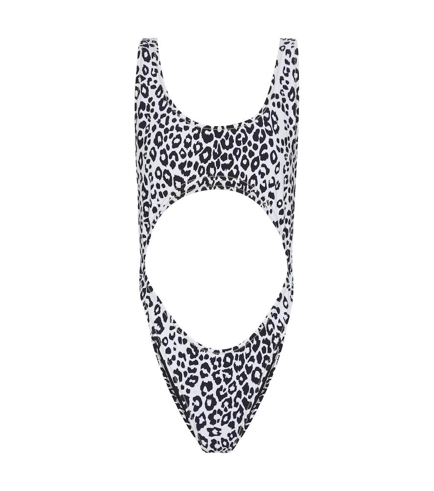 reina olga marina leopard-print swimsuit