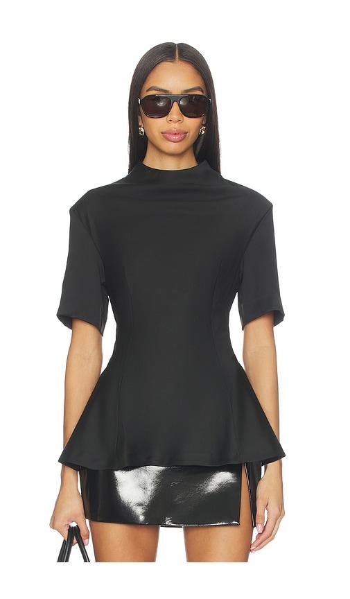 remain suiting peplum top in black. - size 34 (also in 36)
