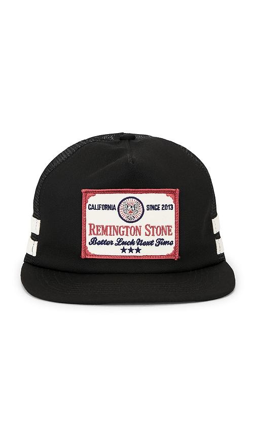 remington stone cold one trucker hat in black.