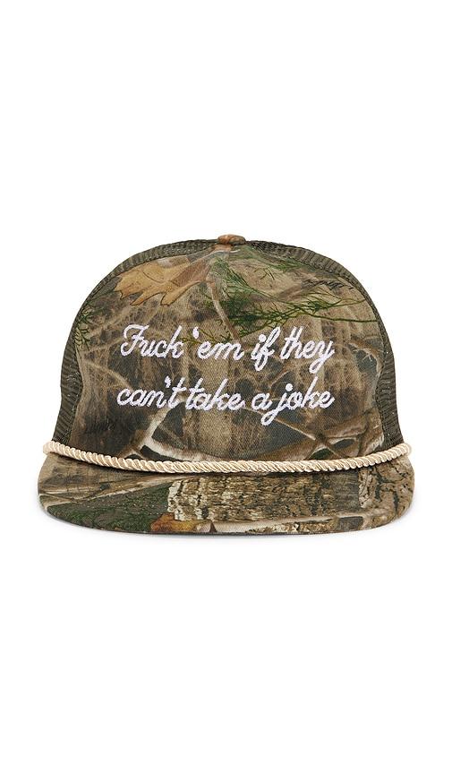 remington stone joker trucker hat in green.