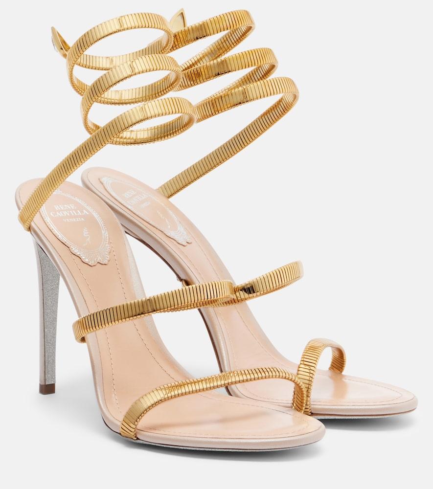 rene caovilla juniper embellished sandals