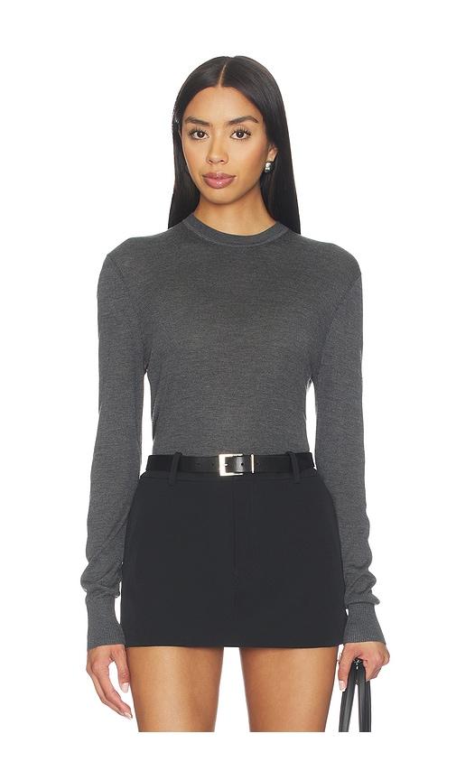 renggli crewneck sweater in grey. - size l (also in xxs, xs, s, m, xl)