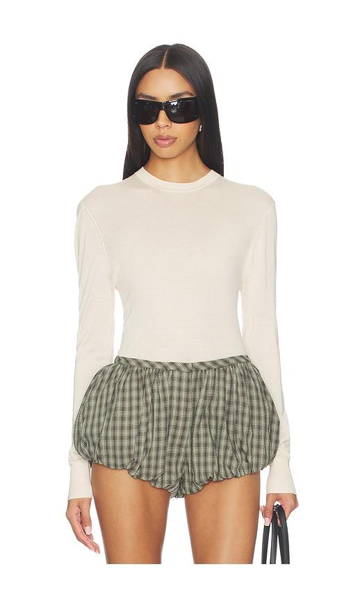 renggli crewneck sweater in white. - size l (also in xxs, xs, s, m, xl)