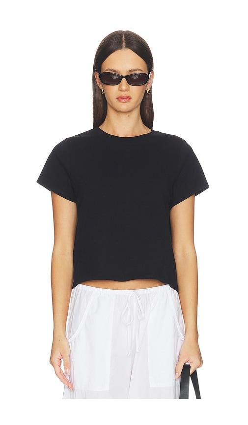 renggli crop tee in black. - size m (also in xs, s)