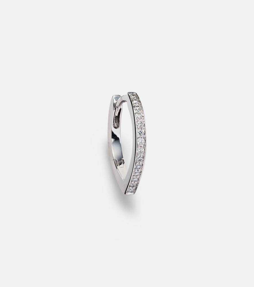 repossi antifer 18kt white gold earring with diamonds
