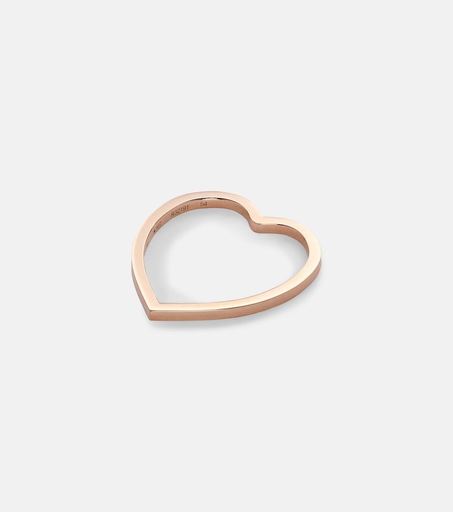 repossi antifer heart 18kt rose gold ring