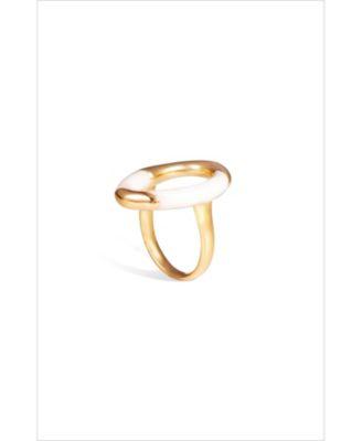 retro chic time ripples round ring