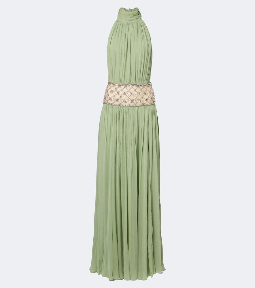 retrofête kreeli embellished maxi dress
