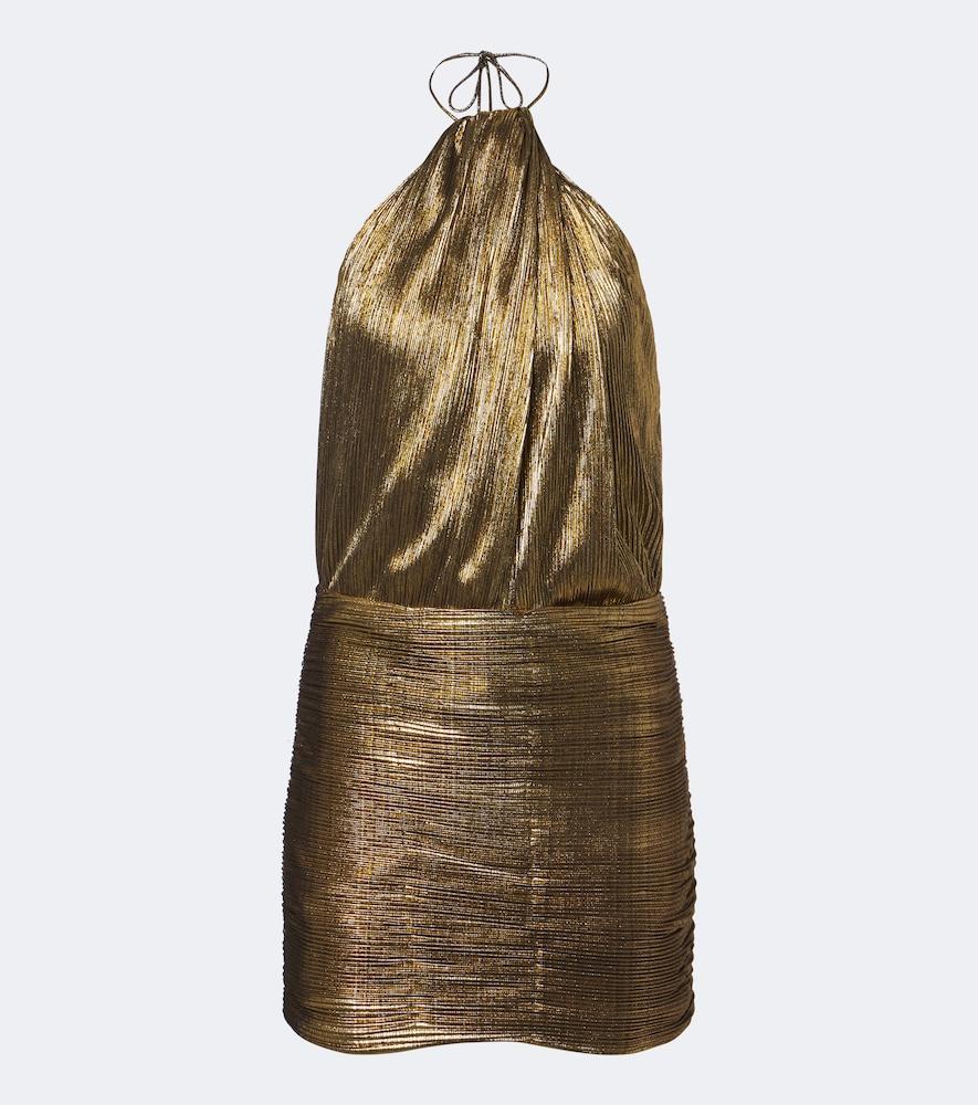 retrofête lavinia halterneck minidress