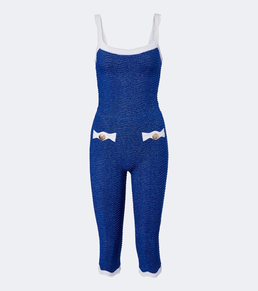 retrofête verene rib-knitted jumpsuit
