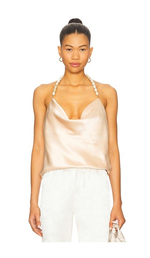retrofete alba tank in beige. - size l (also in s, m)