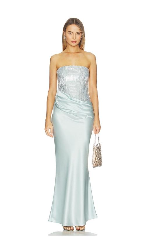 retrofete alexandra dress in baby blue. - size l (also in xs, s, m, xl)