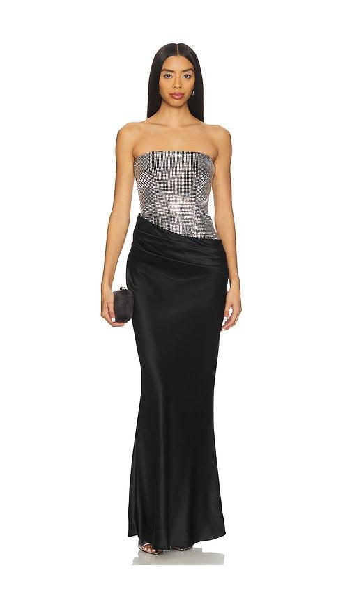 retrofete alexandra dress in black. - size m (also in s, xs)