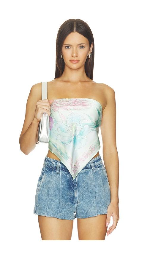 retrofete alivia top in mint,pink. - size m/l (also in xs/s)