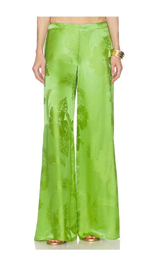 retrofete antoinette pant in green. - size m (also in xxs, s)