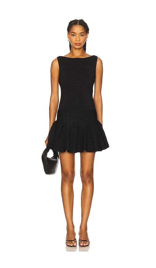 retrofete audrina knit dress in black. - size l (also in s, m)