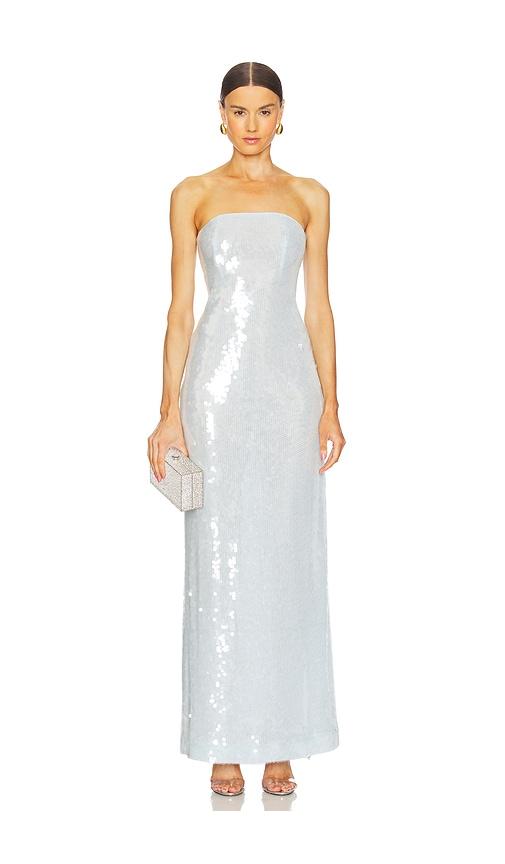 retrofete beth sequin dress in white. - size l (also in m, s)