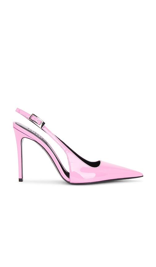 retrofete cindy leather slingback in pink. - size 36 (also in 37, 37.5, 38, 38.5, 40, 36.5)