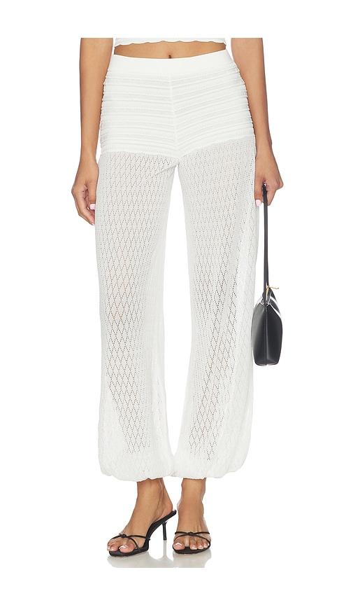 retrofete devyn pant in white. - size l (also in m, s, xl)