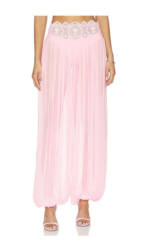 retrofete dreamy pant in pink. - size l (also in m)