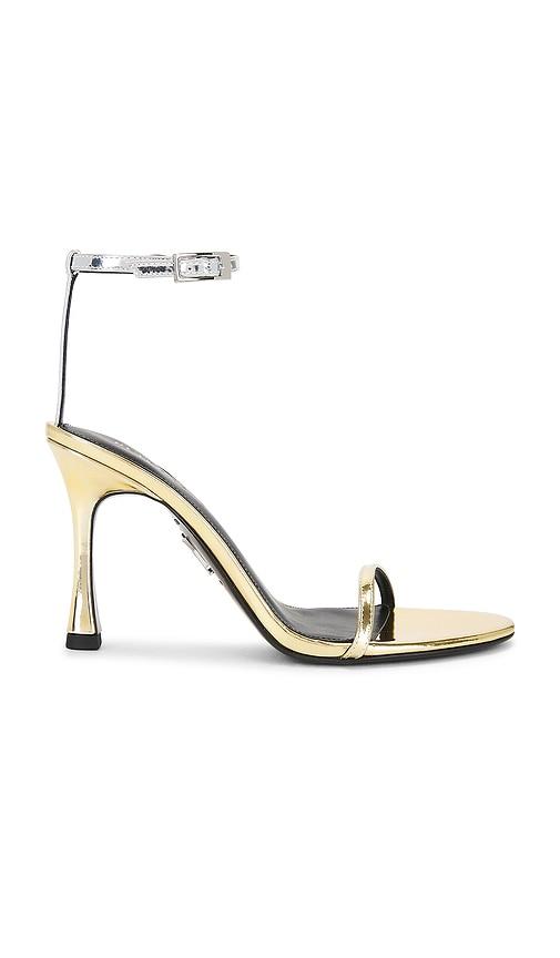 retrofete fowla sandal in metallic silver. - size 36 (also in 40)