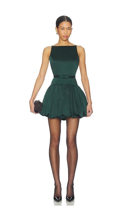 retrofete isolde dress in dark green. - size l (also in m, xl)