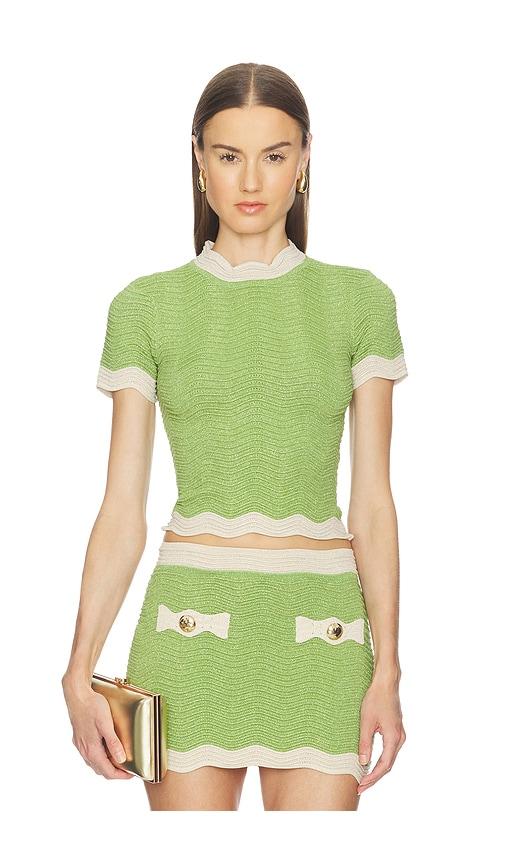 retrofete iyla top in green. - size l (also in xs, s, m, xl)