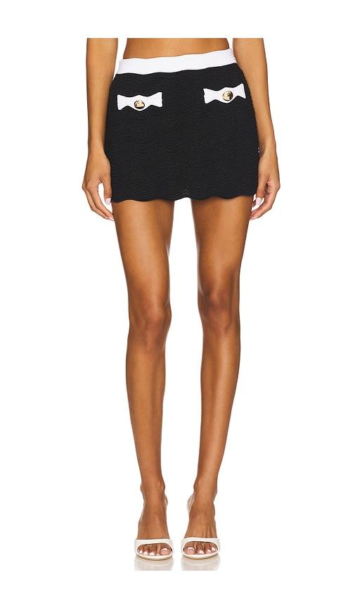 retrofete katanna knit skirt in black. - size l (also in xl)