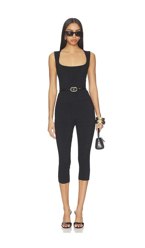 retrofete leana jumpsuit in black. - size l (also in s, m, xl)