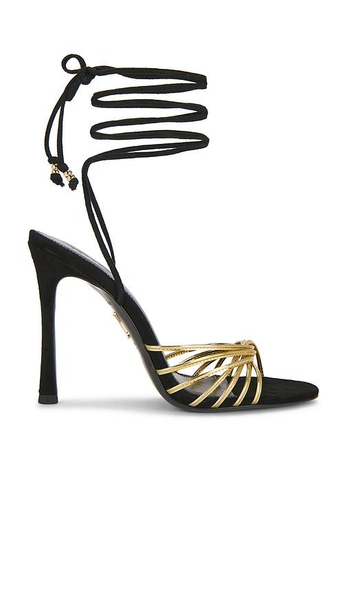 retrofete lucio sandal in metallic gold. - size 36 (also in 36.5, 37.5, 38.5, 39, 39.5, 40)