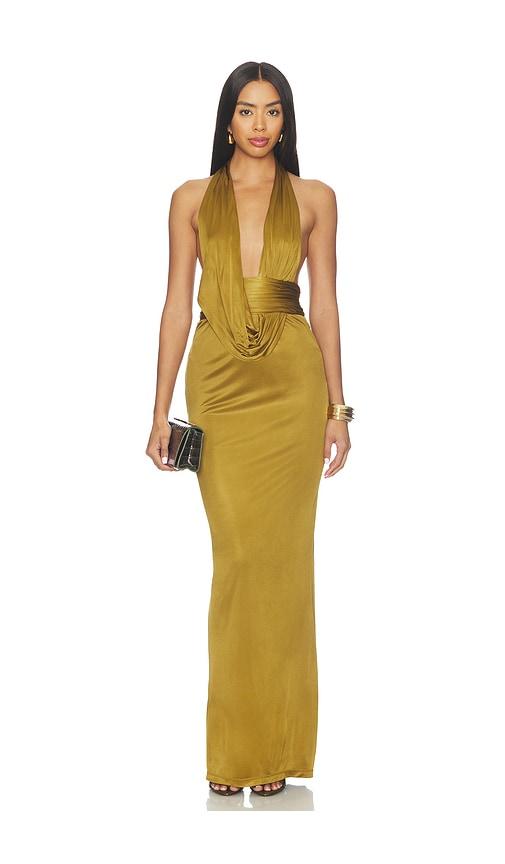 retrofete payton dress in green. - size l (also in m, s, xl)