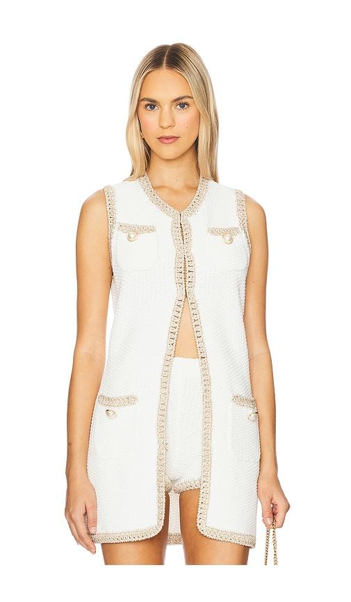 retrofete peppa vest in white. - size m (also in s)