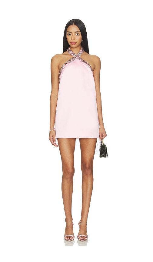 retrofete sabry embellished dress in pink. - size l (also in s, xl)