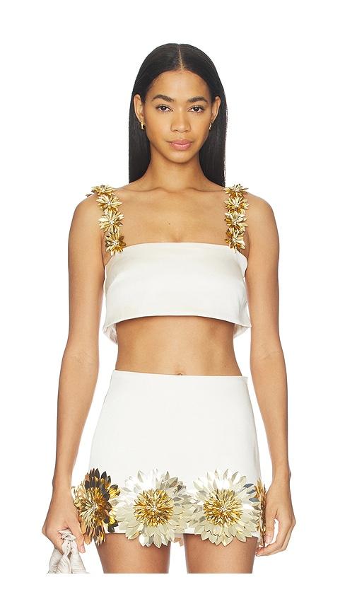 retrofete sinead top in cream. - size xl (also in xxs)