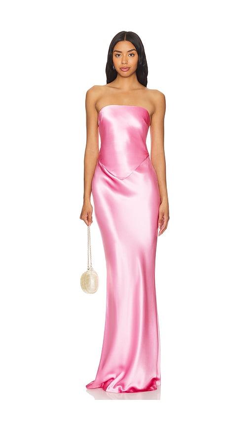 retrofete skye dress in pink. - size l (also in xs, s, m, xl)