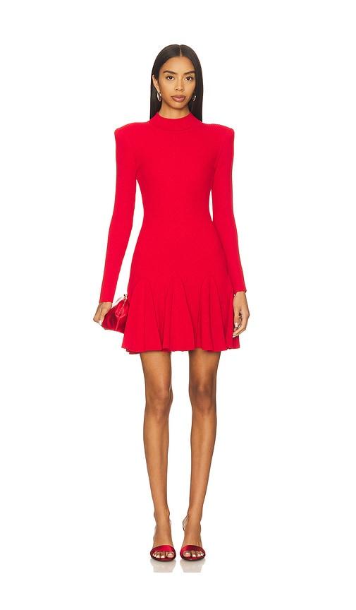 retrofete sydonie knit dress in red. - size s (also in xs)